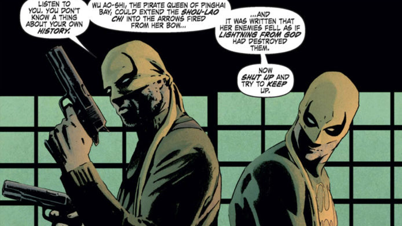 Orson introduces the concept of chi-infused weaponry to Danny.